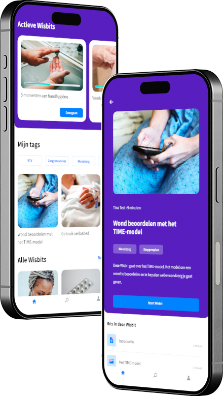 Kennis delen met de Wisbits app